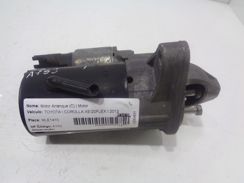 Motor Partida Arranque Toyota Corolla 2013