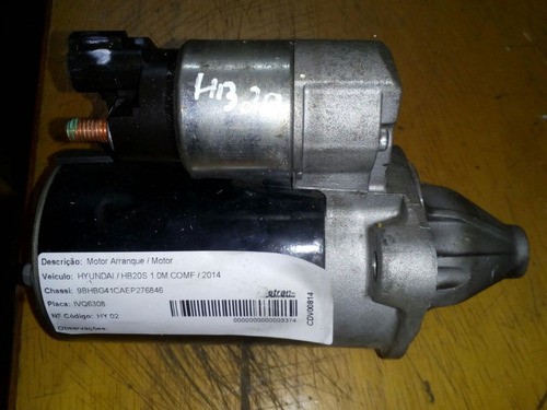 Motor De Arranque Hyundai Hb20 1.0 3 Cil 2014