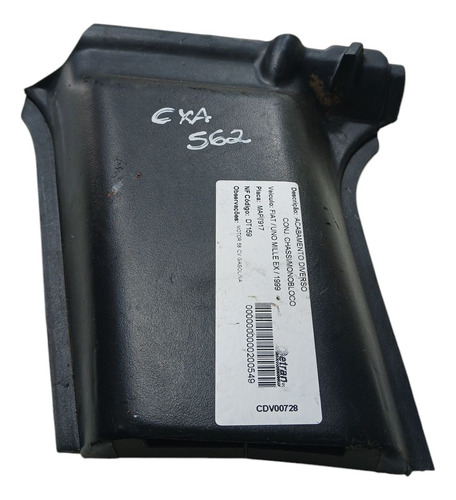 Acab. Mold. Coluna Central Inferior  L/ E Uno Mille 99 (ap)