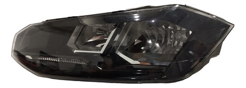 Farol Dianteiro Vw Polo Virtus 2018 2021 Máscara Negra Le