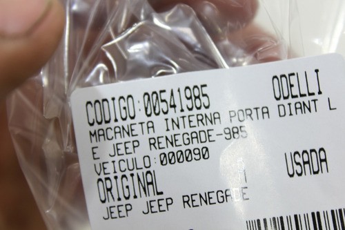 Maçaneta Interna Porta Diant Le Jeep Renegade 15/22 Usado (9