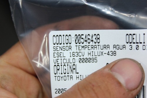 Sensor Temperatura Água 3.0 Diesel 163cv Hilux 05/11 Us (43