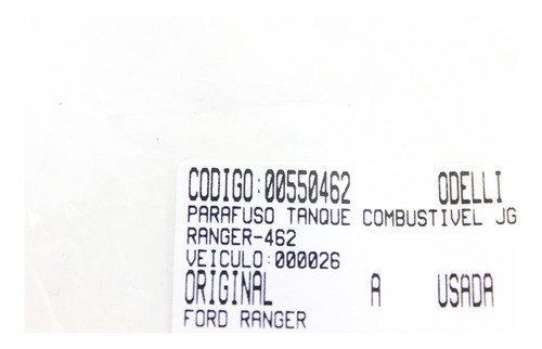 Parafuso Tanque Combustvel Jg Ranger 05/11 (462)