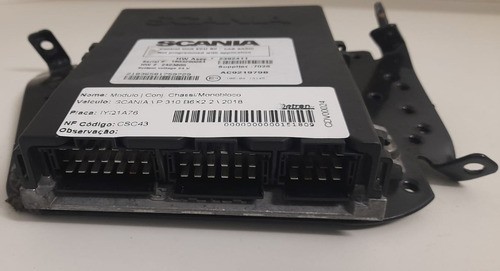 Módulo Control Unit Ecu B2 Scania P310 2018 - Ac921979b