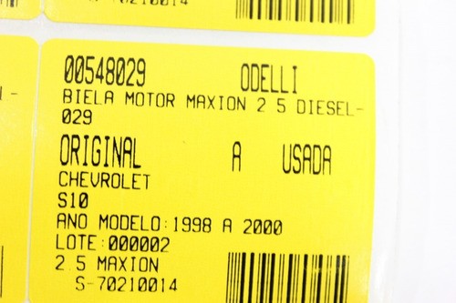 Biela Motor Maxion 2.5 Diesel S10 98/00 (029)