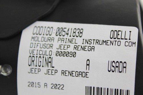 Moldura Painel Instrumento Com Difusor Jeep Renegade 15/22 U