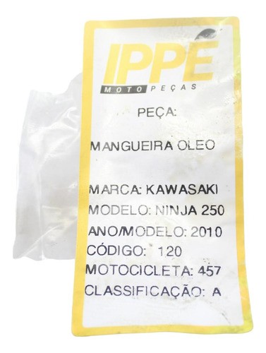 Mangueira Oleo Kawasaki 250 (457)