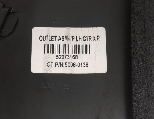 Difusor Ar Central Esq. Gm Trailblazer Ltz 18/19 - 52073168