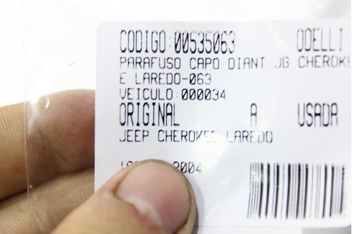 Parafuso Cap Diant Jg Cherokee Laredo 99/04 (063)