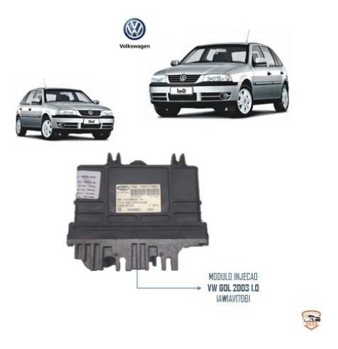 Modulo Injecao Vw Gol 2003 1.0 Iaw1avi70bi