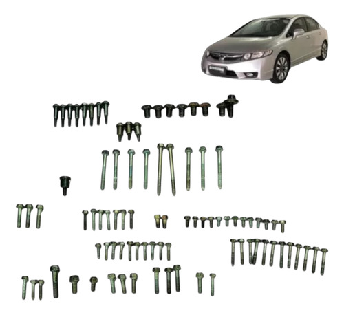 Parafusos Do Motor Honda New Civic 1.8 16v Flex 2011/2012