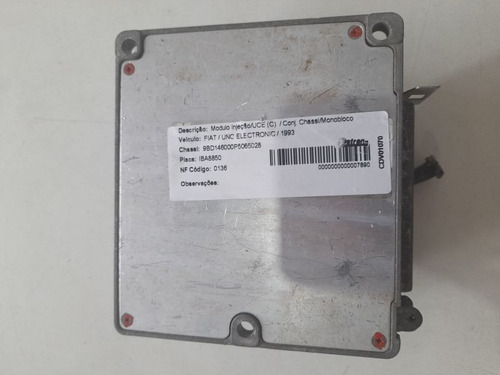 Modulo De Injecao Fiat Uno Fiorino 1993 6160070200 