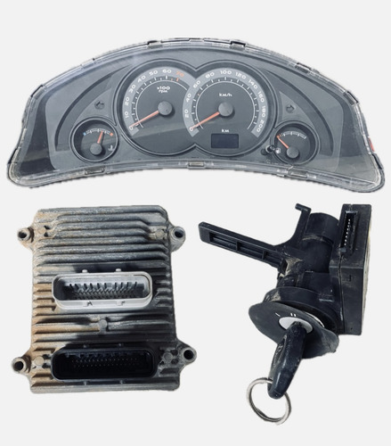 Kit Injeção Chave Painel Corsa Celta 1.0 Flex 07 A 11