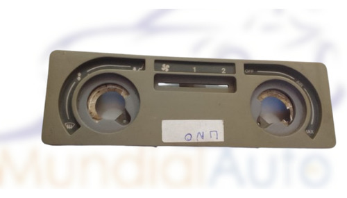 Moldura Comando Do Ar Central Cinza Fiat Uno 04/14. 23148