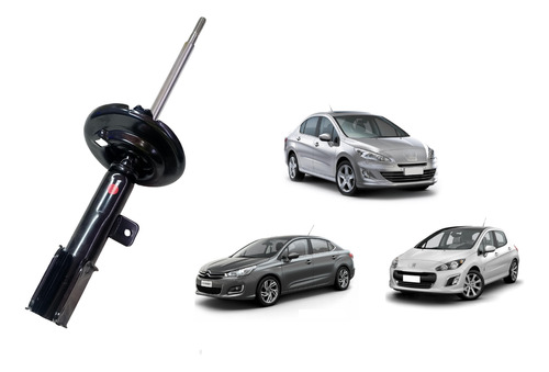 Amortecedor Dianteiro Esquerdo 308 408 Citroen C4 Lounge