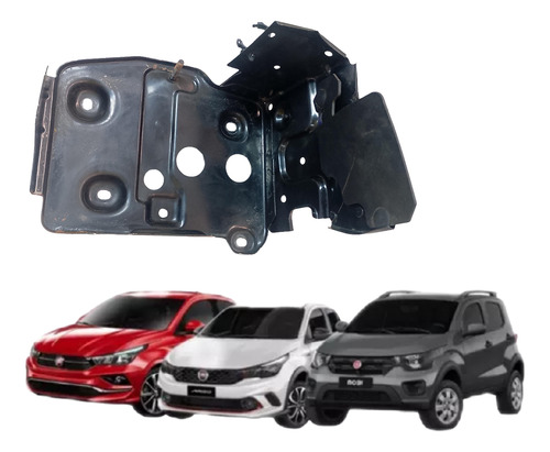 Suporte Base Caixa Bateria Fiat Mobi Argo Cronos Strada