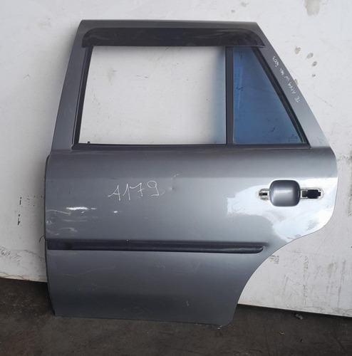 Porta Traseira Esquerda Cinza Vw Gol G3 G4 03/08 Com Detalhe