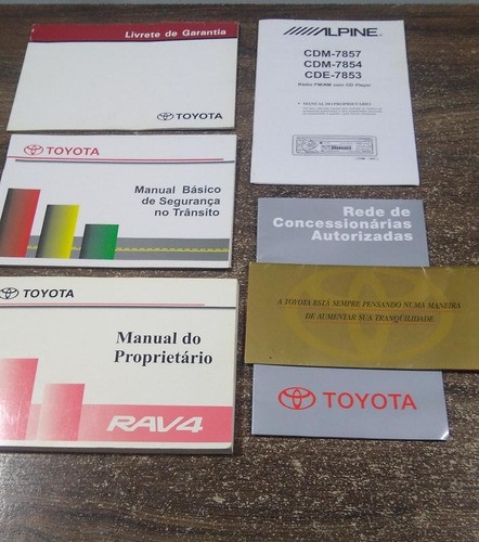 Manual De Instruções Toyota Rav4 2002/2002