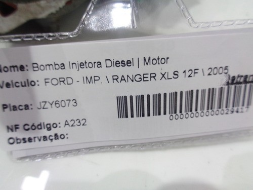 Bomba Injetora Diesel Ford Ranger 2005