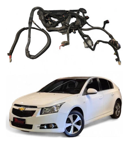 Chicote Completo Do Motor Gm Cruze 2014 1.8 16v Original