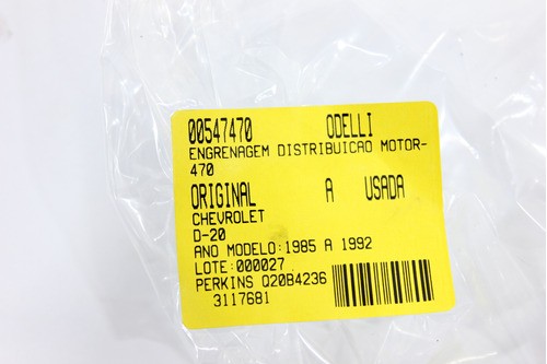 Engrenagem Distribuio Motor D-20 85/92 (470)