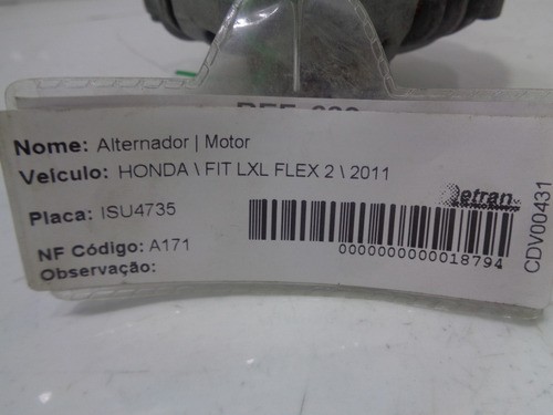 Alternador Honda Fit 2011