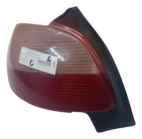 Lanterna Traseira Peugeot 206 98 04 Esquerda Original Usada