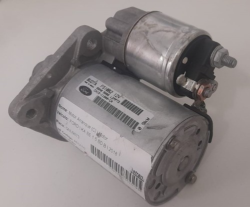 Motor De Arranque Ford Ka Se 1.5 2018 - Cn1511000ca