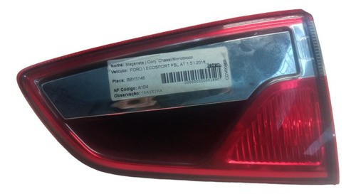 Maçaneta Porta-malas Ford Ecosport 2014 2015 2016 2017 2018