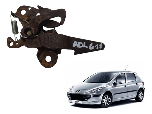 Fechadura Capô Peugeot 307 2008 A 2012 (al)