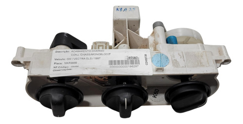 Comando Ar Condicionado Gm Vectra 2.0 97/05 (al) Cxf 93