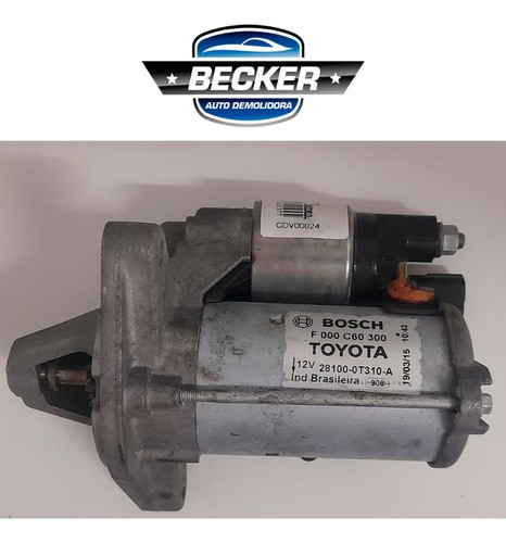 Motor De Arranque Toyota Corolla Xei 2.0 2016 - F000c60300