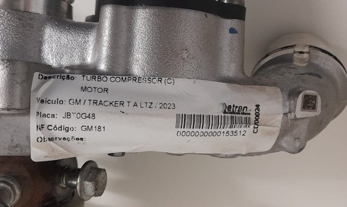 Turbina Gm Tracker Ltz 2023 - 25203894 - 1.000km