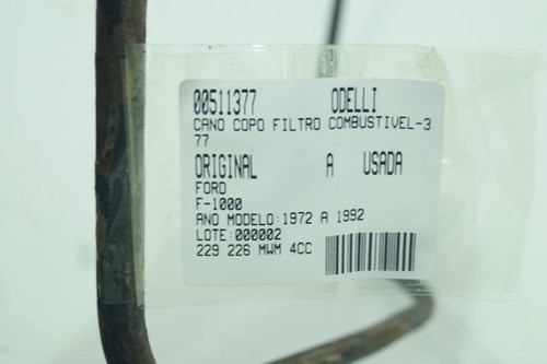 Cano Copo Filtro Combustivel F-1000 72/92 Usado (377)