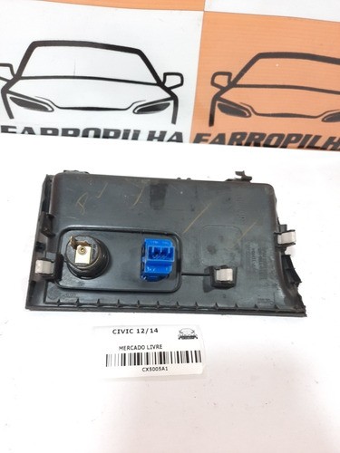 Moldura Acendedor/tomada Honda Civic 12/14 Pn:77310tr8m020