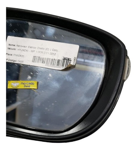 Espelho Retrovisor Ix35 2.0 Direito 2012 2013 2014 2015 2016