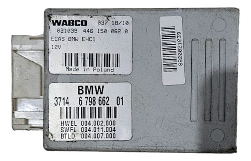 Modulo Centra Controle Suspensão Bmw X5 M V8 E70 09 A 10