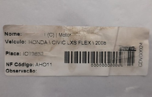 Tensor Correia Alternador Honda New Civic 2008