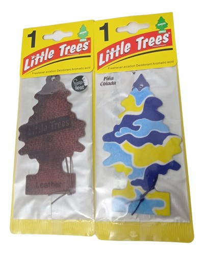 Kit 2 Unidades Cheirinho Automotivo Little Trees Variados