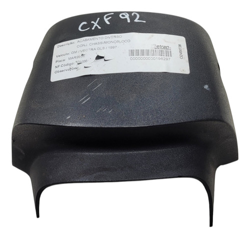 Moldura Coluna Direção Gm Vectra 97/05 (al) Cxf 92