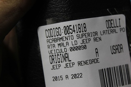 Acabamento Superior Lateral Porta Mala Ld Renegade 15/22 Usa