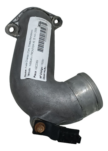 Tubo Cano Saida Intercooler Nissan Frontier 2.5 2008 2012