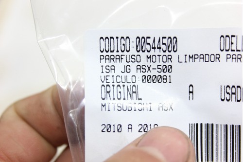 Parafuso Motor Limpador Parabrisa Jg Asx 10/16 (500)