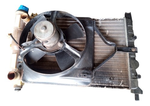 Radiador Motor Ventoinha Defletor Ventilador Fiat Fiorino 03