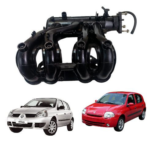 Coletor Admissão Clio Twingo Kangoo 1.0 16v 1998 A 2008