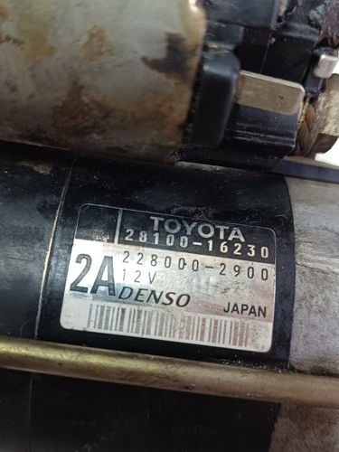 Motor De Partida Toyota Corolla 1.8 2001