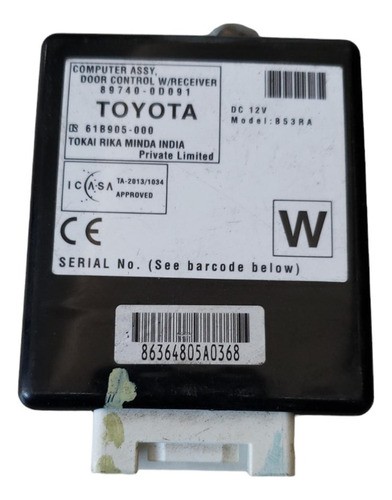 Módulo Controle Controle Portas Toyota Etios 2015 2016 2017