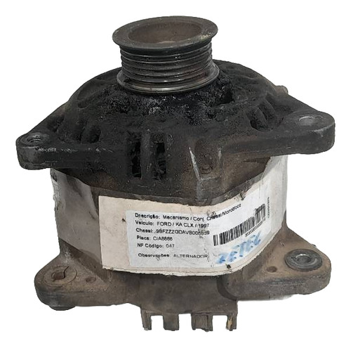 Alternador Ford Ka 1.0 8v 70ah 1997 1998 1999 2000 Bosch