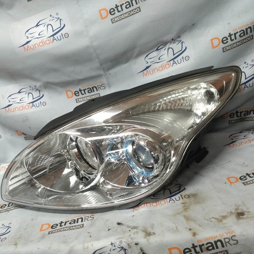 Farol Hyundai I30 2009 10 11 12 Esquerdo Aro Azul 6003