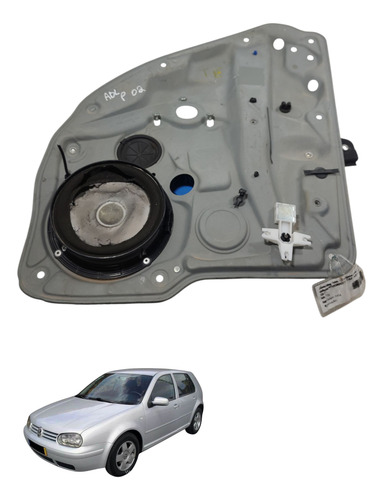 Máquina Vidro Traseira Esquerda Vw Golf 2000 (al)
